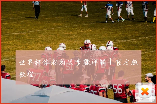 世界杯体彩购买步骤详解｜官方版教程